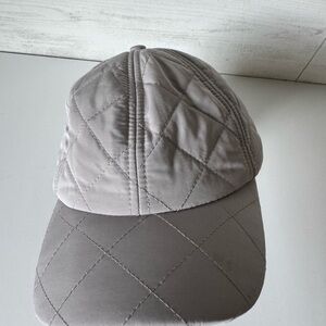 H&M Quilted Taupe Cap